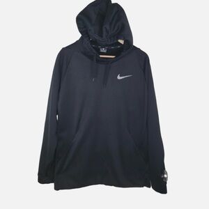 Nike Dri-FIT Black Fleece Lined Hoodie Sweatshirt Size XXLT